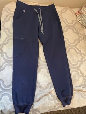 FIGS Navy Zamora Jogger Scrub Pant XS Petite
